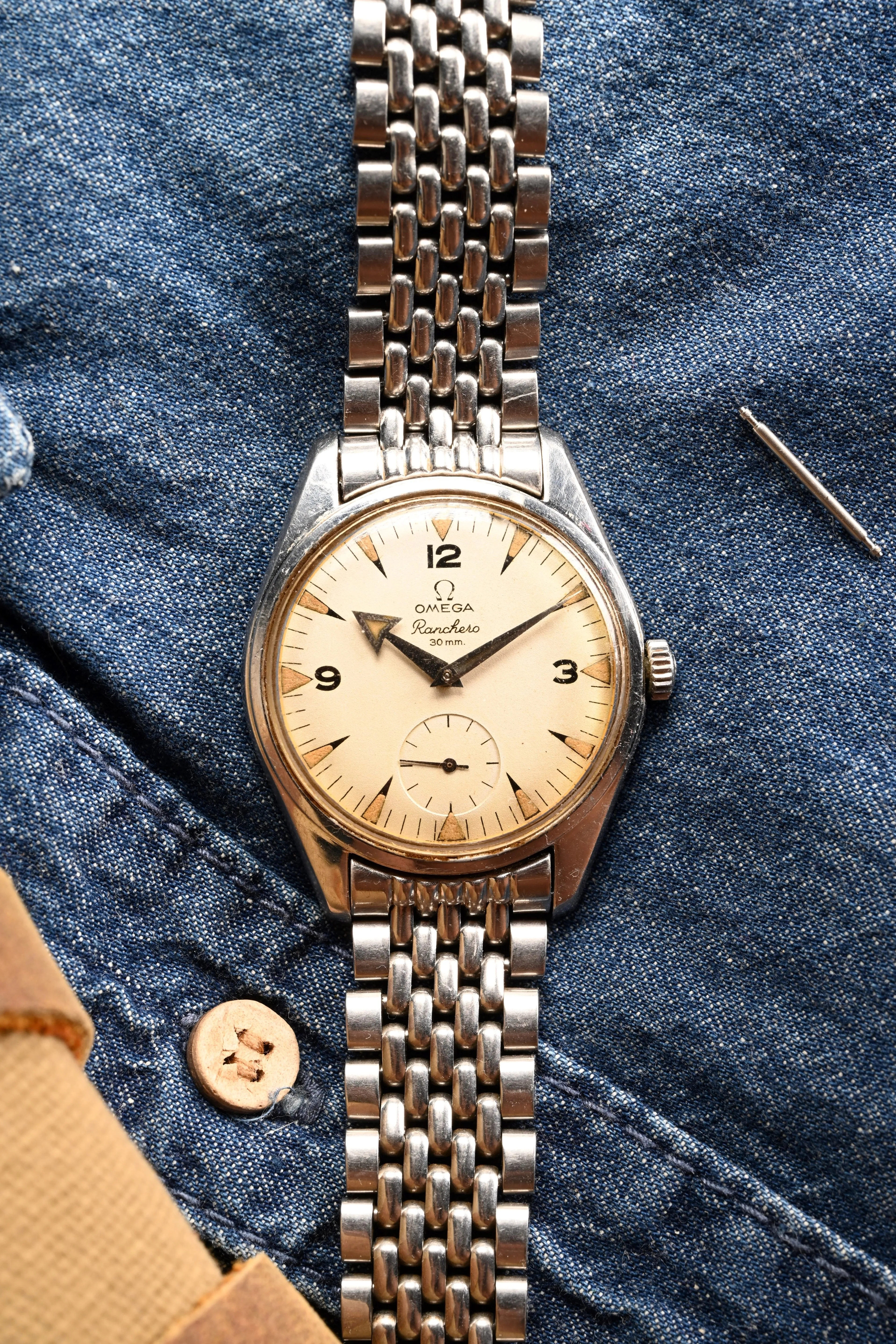 Vintage Omega Ranchero 2990 - White dial.