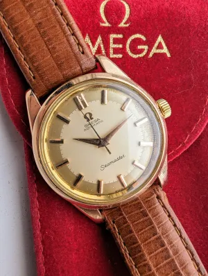 Vintage Omega Seamaster 2975 - 18kt Solid Rose Gold