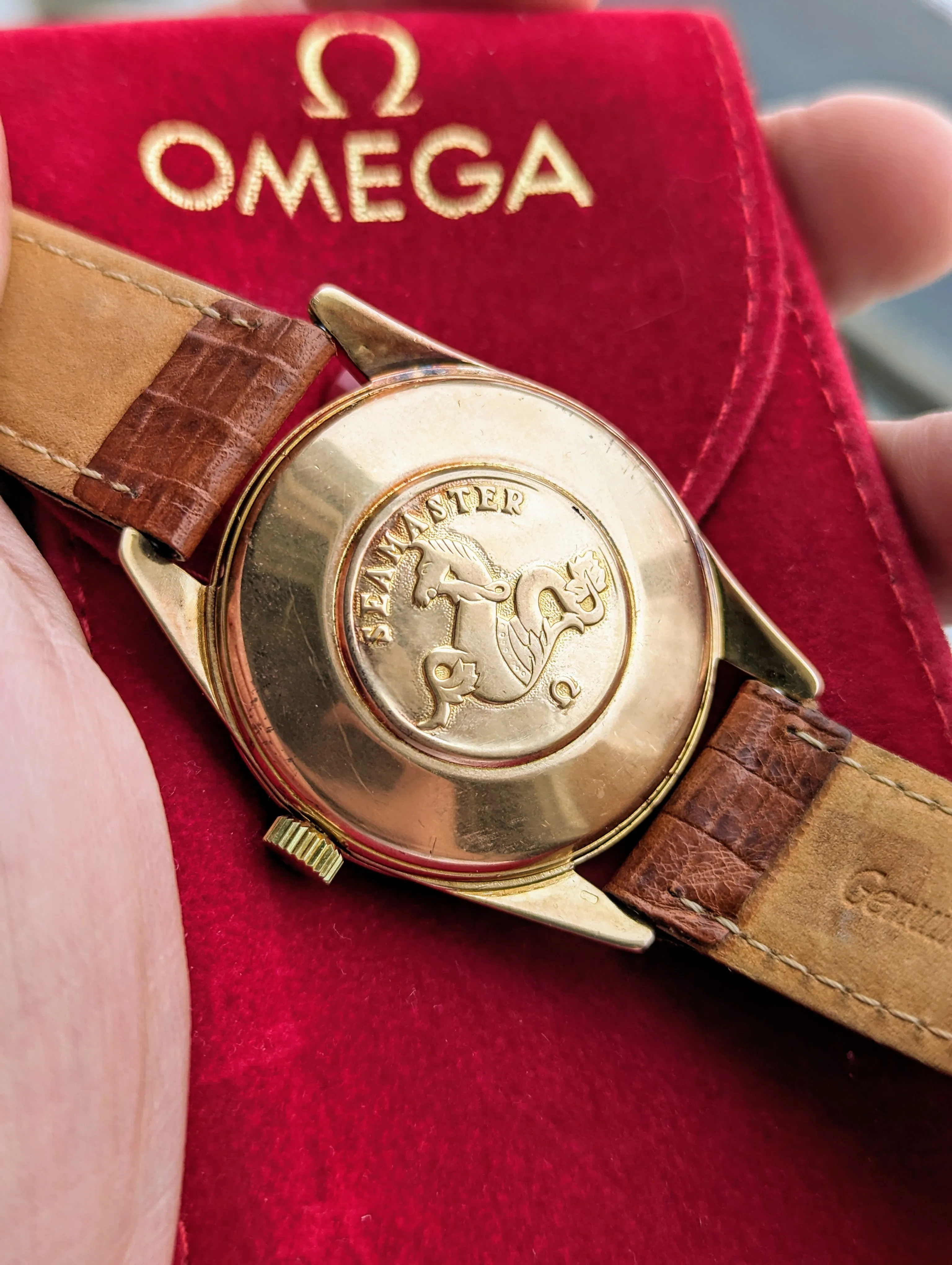Vintage Omega Seamaster 2975 - 18kt Solid Rose Gold