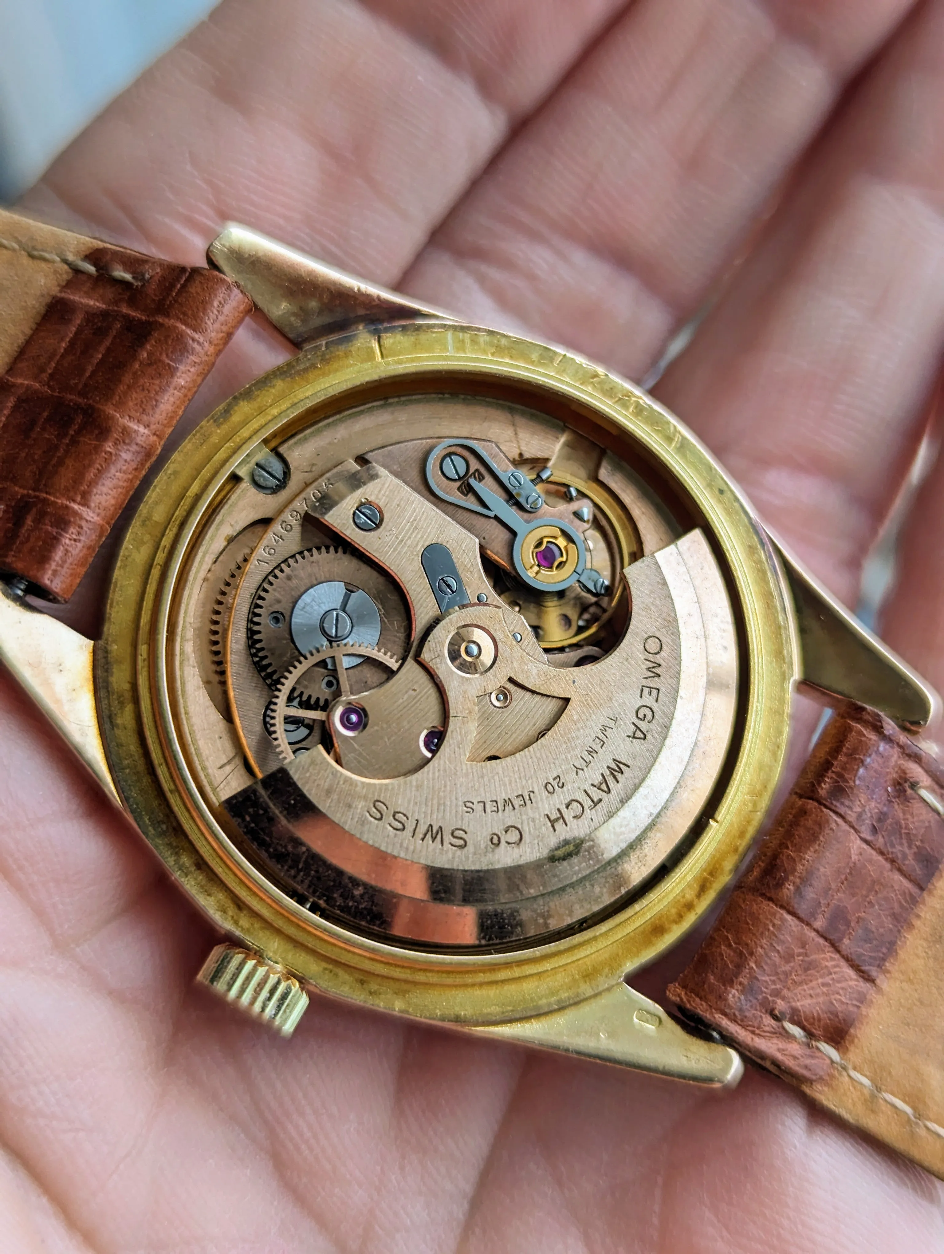 Vintage Omega Seamaster 2975 - 18kt Solid Rose Gold