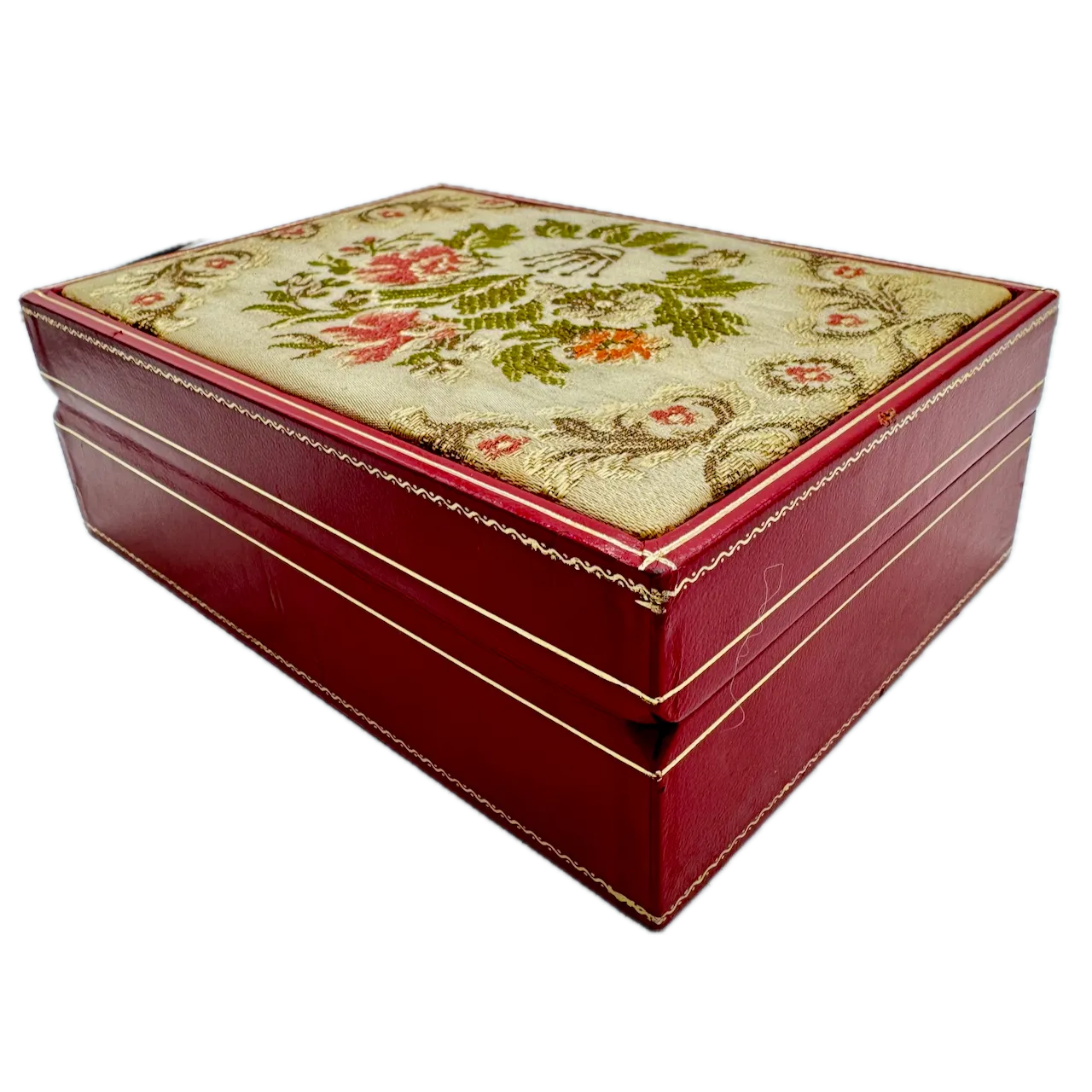 Vintage Rolex 60.01.2 President Tapestry Men's Wristwatch Box Leather & Felt