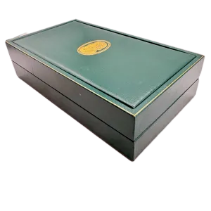 Vintage Rolex 65.00.3 Cellini Men's Wristwatch Box Swiss Leather, Wood, Felt