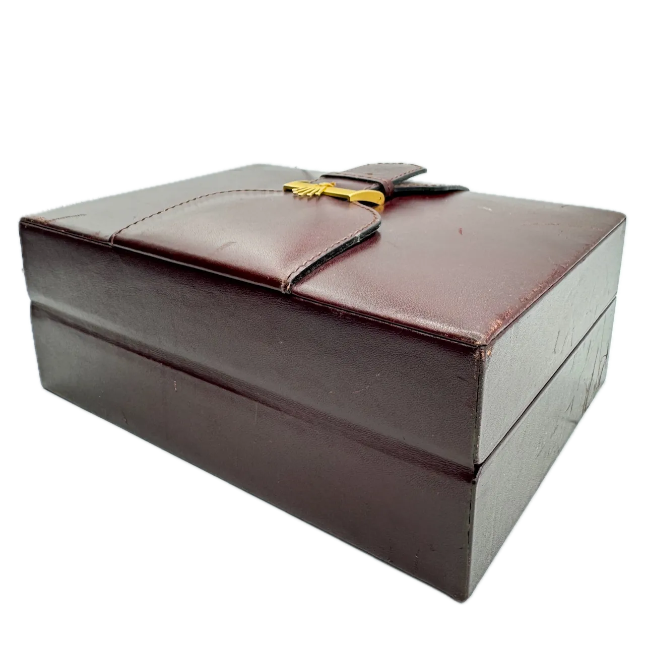 Vintage Rolex 71.00.03 President Men's Wristwatch Box Swiss Brown Leather & Wood