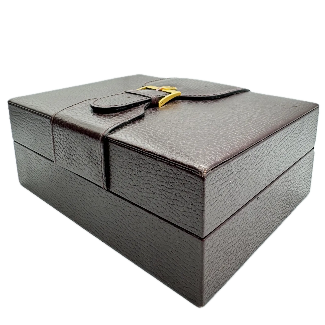 Vintage Rolex 71.00.55 Day Date Men's Wristwatch Box Swiss Brown Leather & Wood