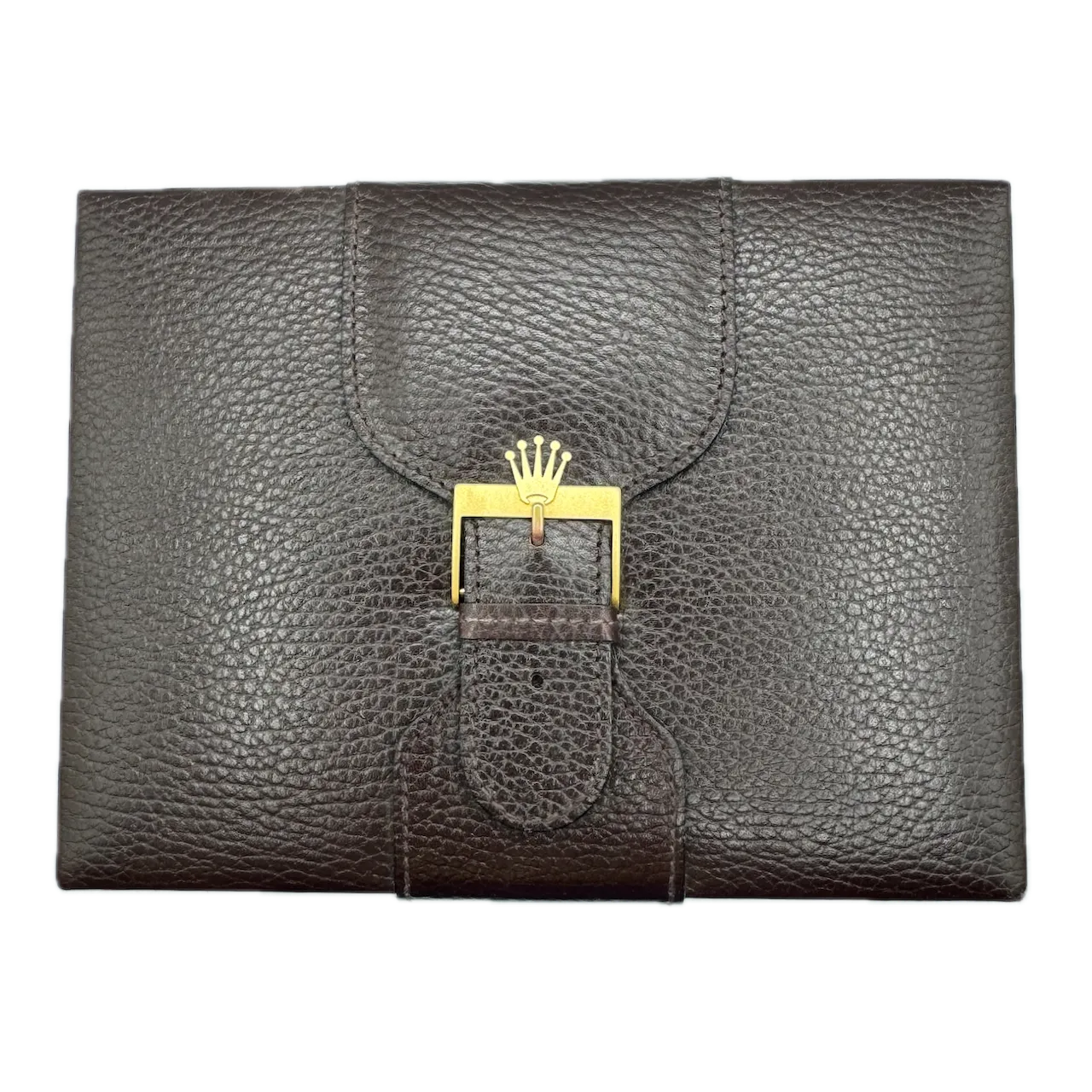 Vintage Rolex 71.00.55 Day Date Men's Wristwatch Box Swiss Brown Leather & Wood