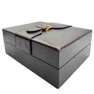 Vintage Rolex 71.00.55 Day Date Men's Wristwatch Box Swiss Brown Leather & Wood