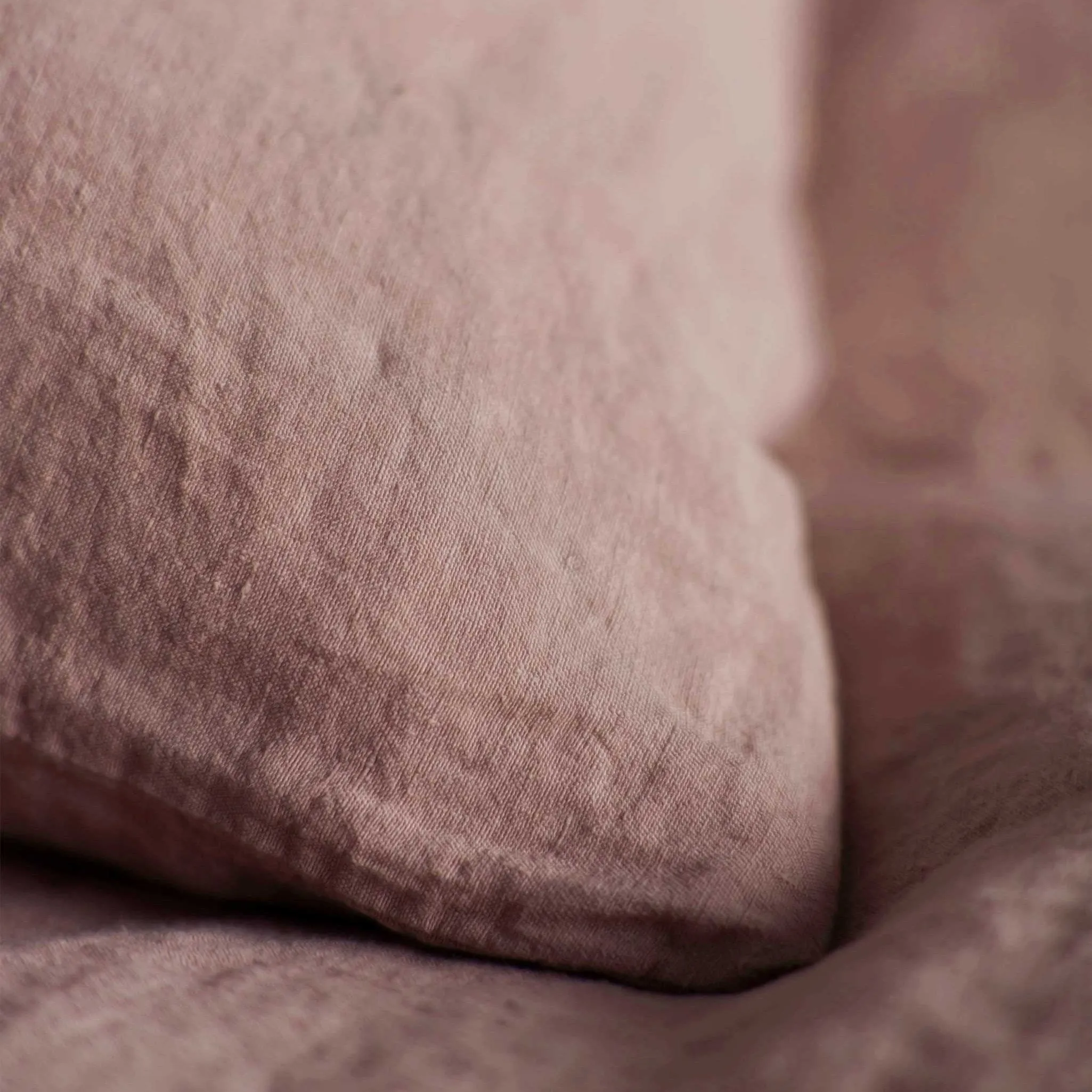 Vintage Rose Pure Linen Duvet Cover
