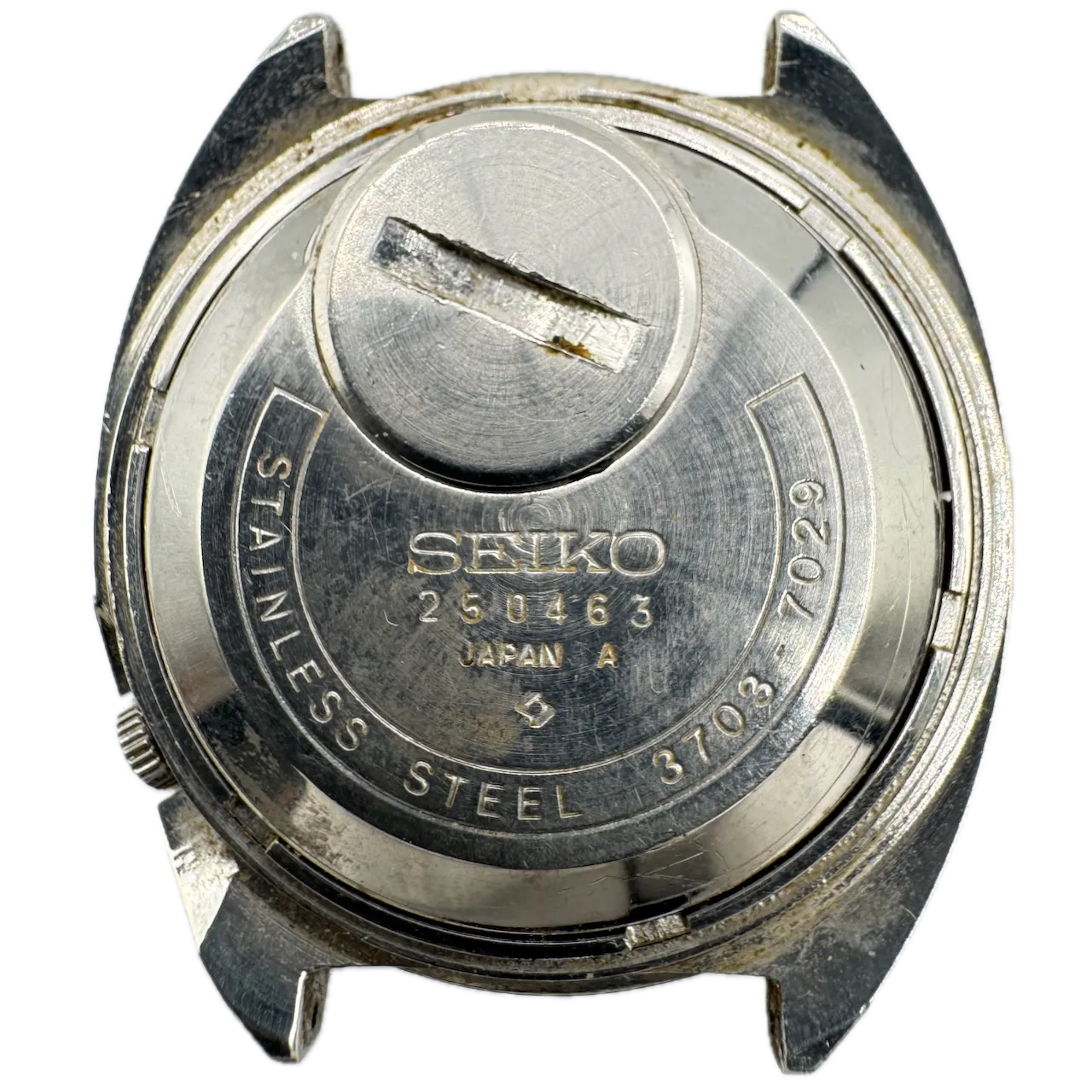 Vintage Seiko 3703-7040T EL-370 Men's Electronic Wristwatch Japan Steel