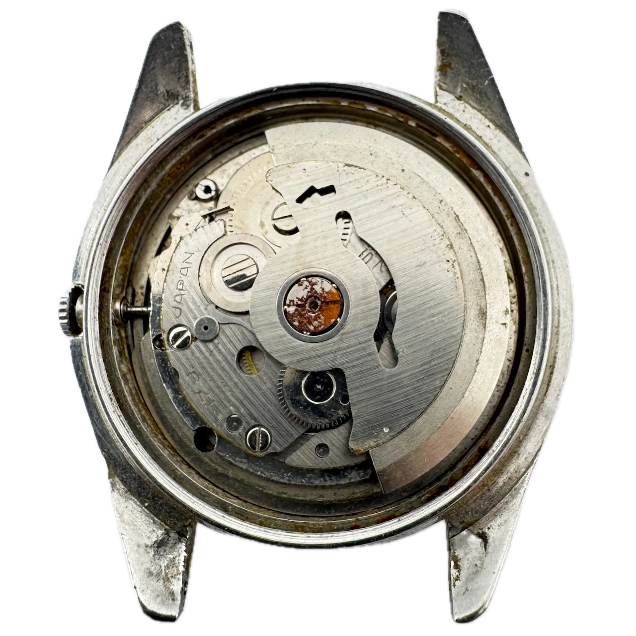 Vintage Seiko 7005-8020 Sunburst Date Men's Automatic Wristwatch 7005A Steel