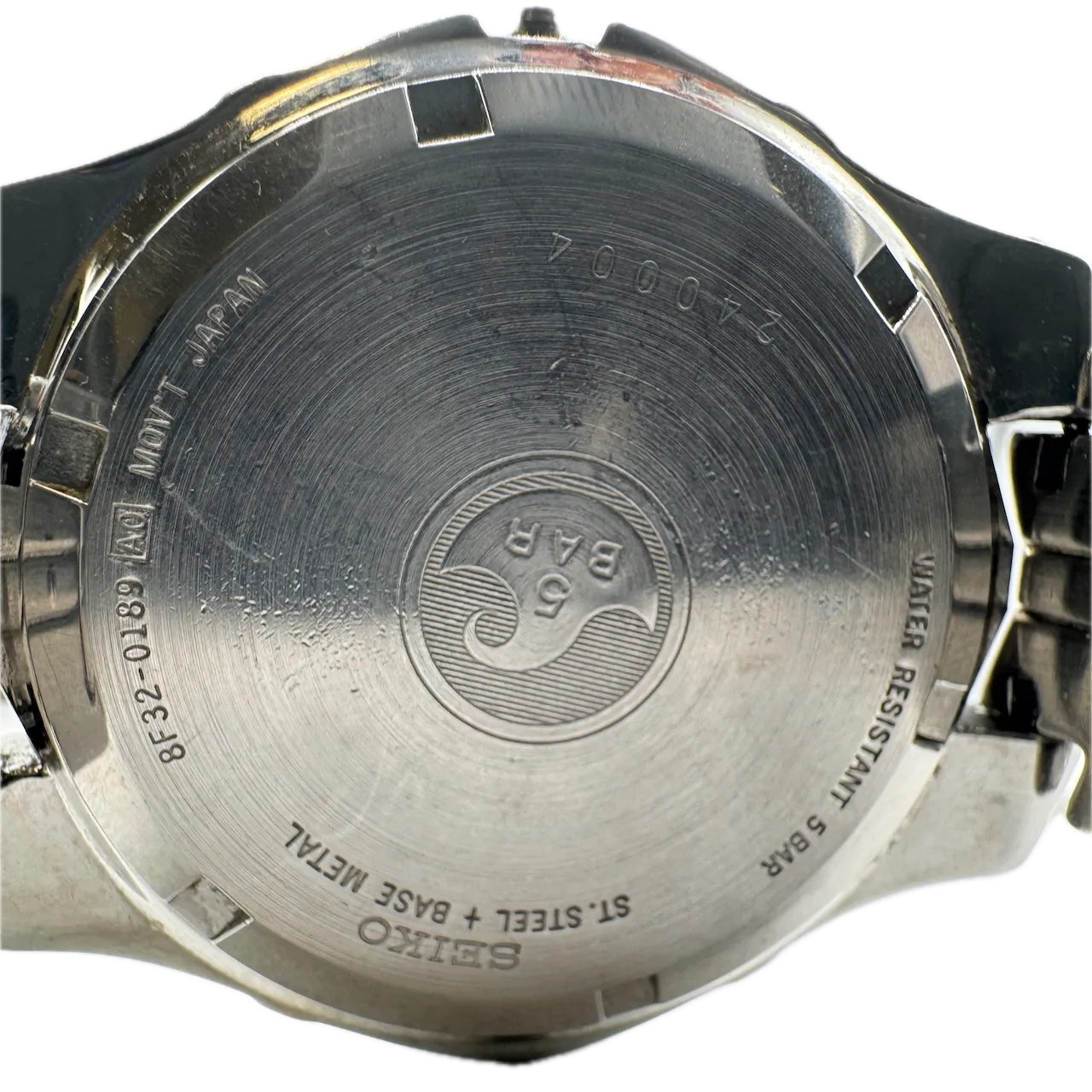 Vintage Seiko 8F32-0189 Perpetual Calendar Men's Quartz Wristwatch Gold Tone