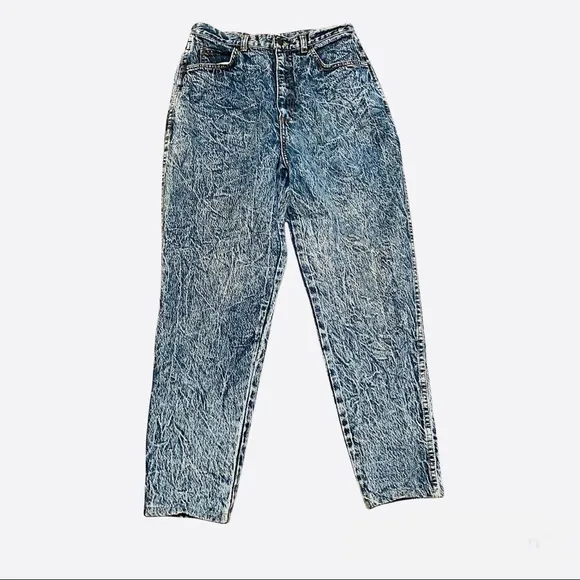Vintage Stefano High Rise Acid Washed Jeans