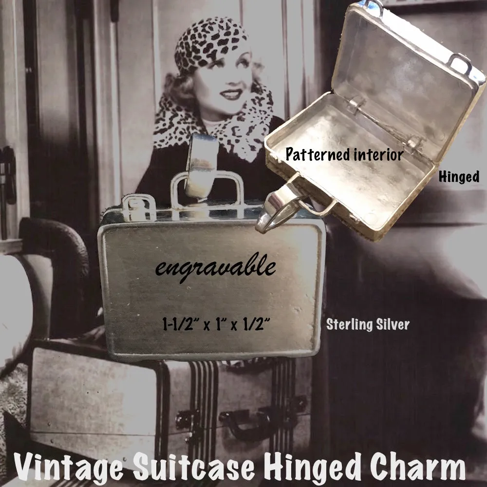 Vintage Suitcase Charm (Sentimental Journey)