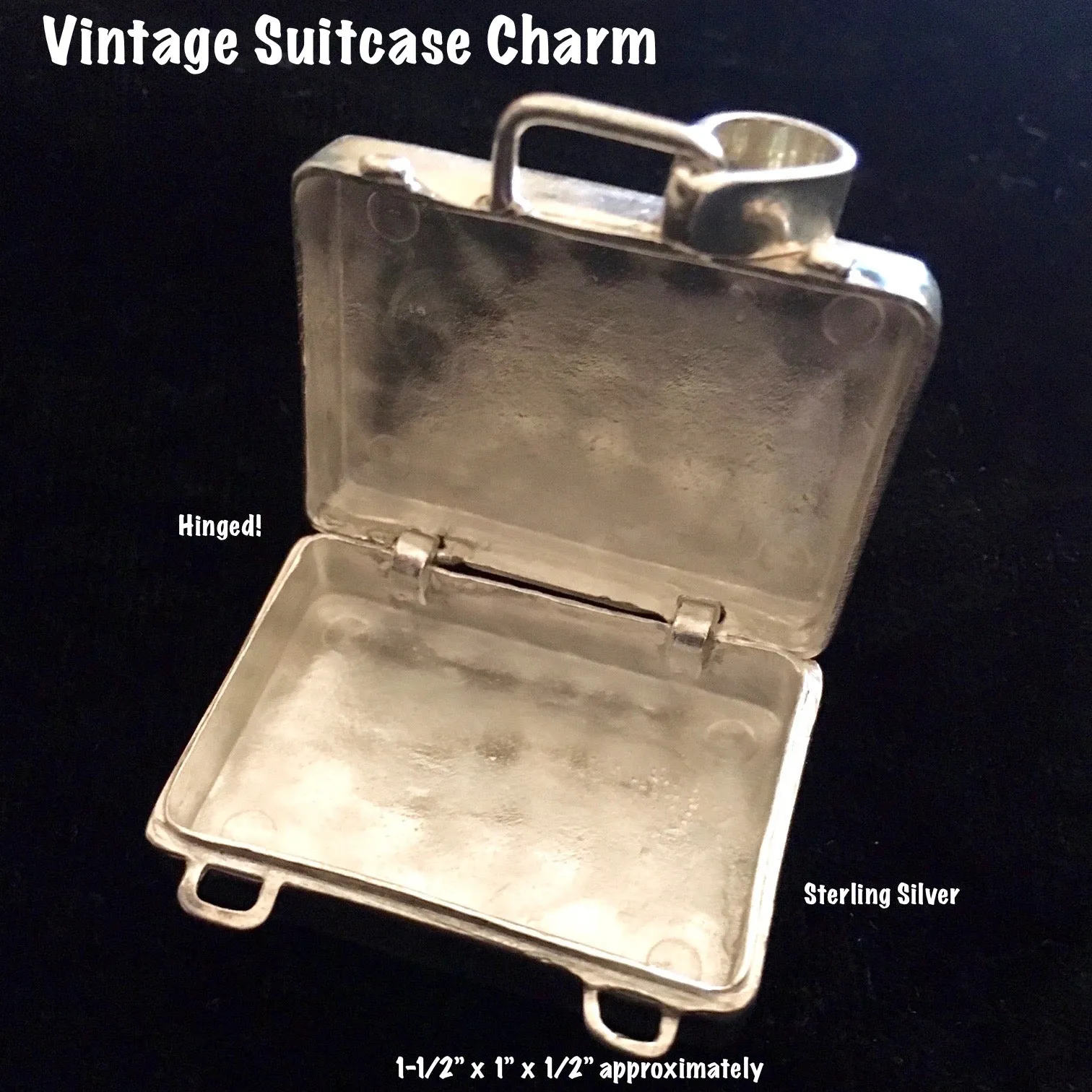 Vintage Suitcase Charm (Sentimental Journey)