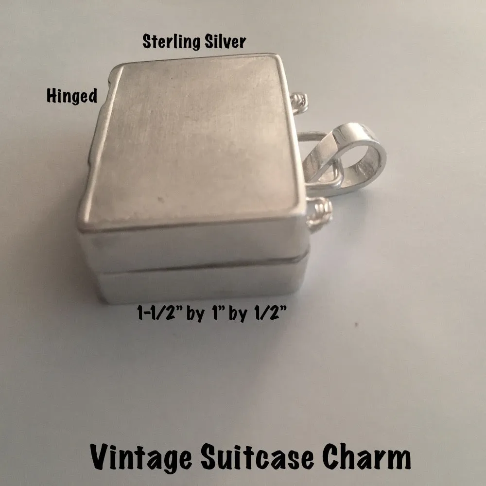 Vintage Suitcase Charm (Sentimental Journey)