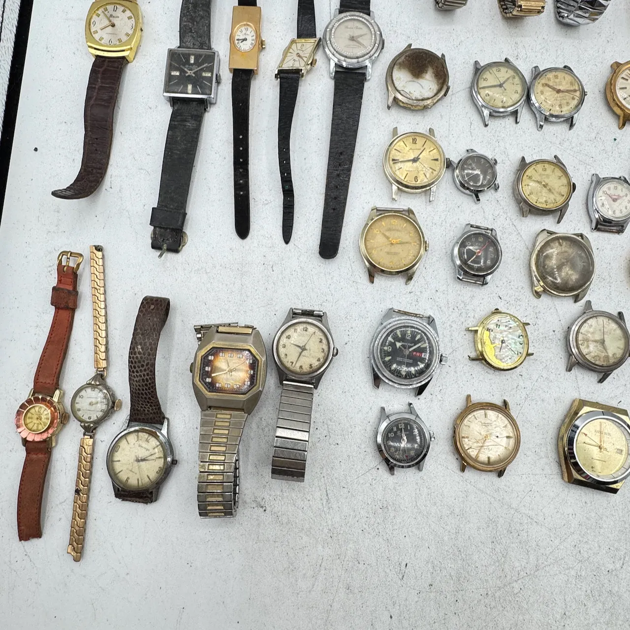 Vintage Timex, Vantage, Towncraft, etc. Lot of 50 Mechanical Wristwatch 10