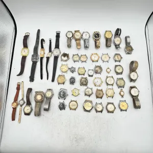Vintage Timex, Vantage, Towncraft, etc. Lot of 50 Mechanical Wristwatch 10