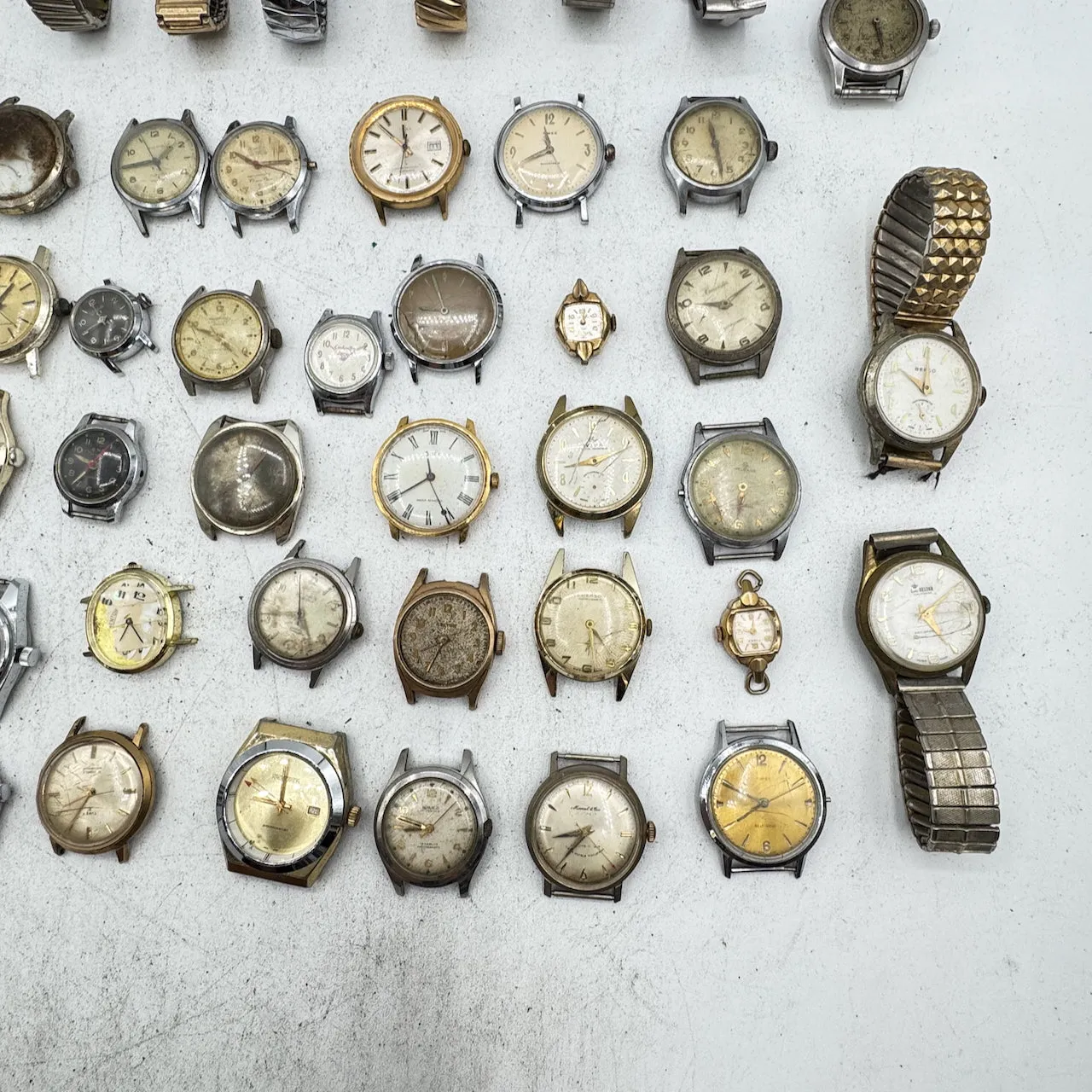 Vintage Timex, Vantage, Towncraft, etc. Lot of 50 Mechanical Wristwatch 10