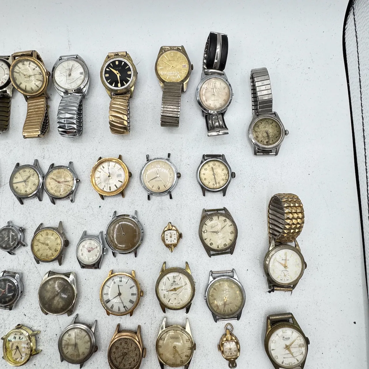 Vintage Timex, Vantage, Towncraft, etc. Lot of 50 Mechanical Wristwatch 10