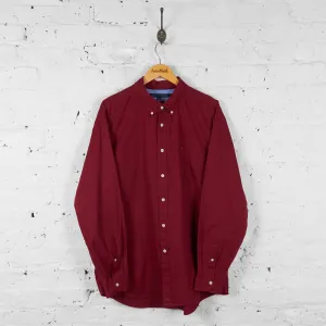 Vintage Tommy Hilfiger Shirt - Red - XL