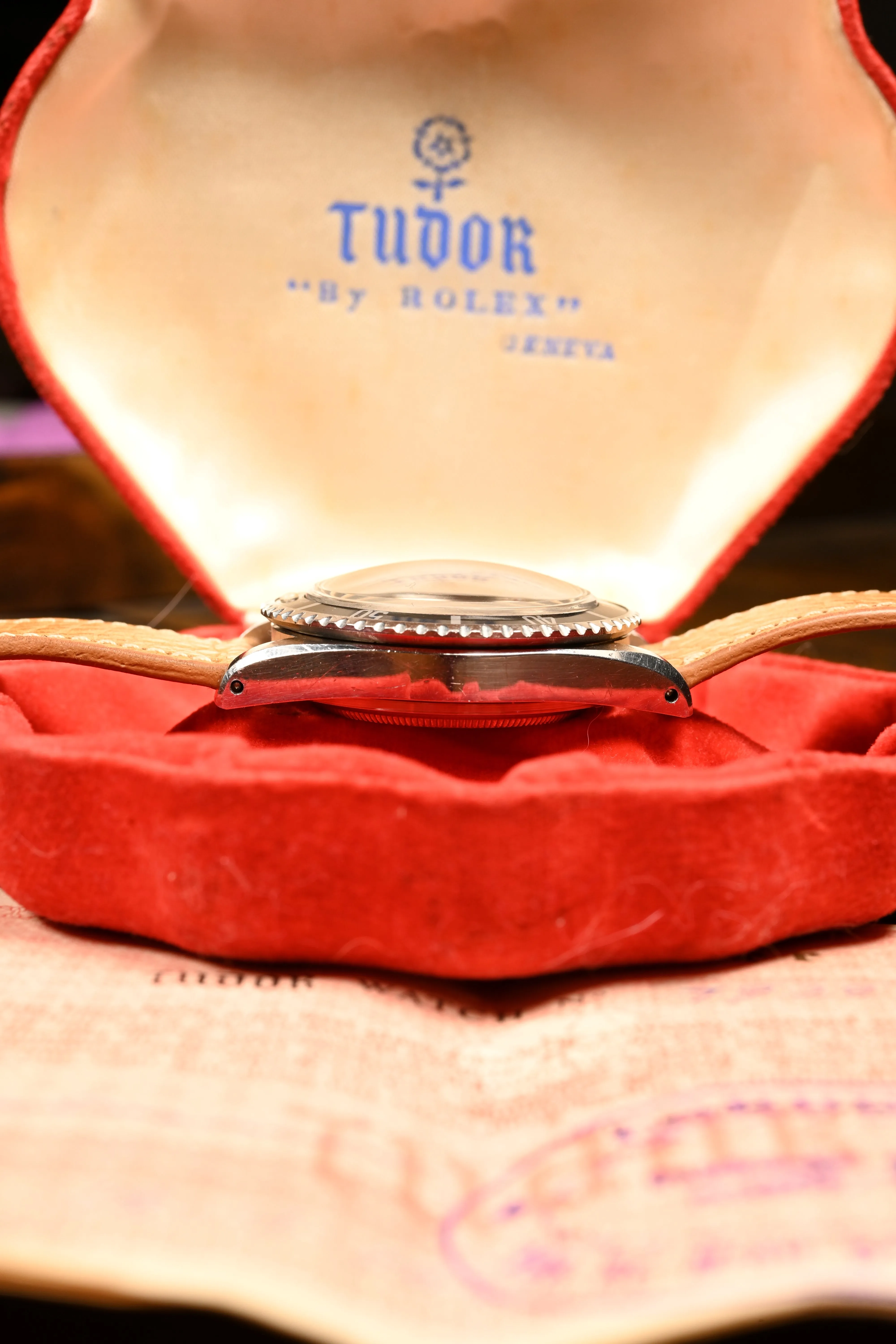 Vintage Tudor Submariner 7928 Glossy Dial w/ Box & Papers