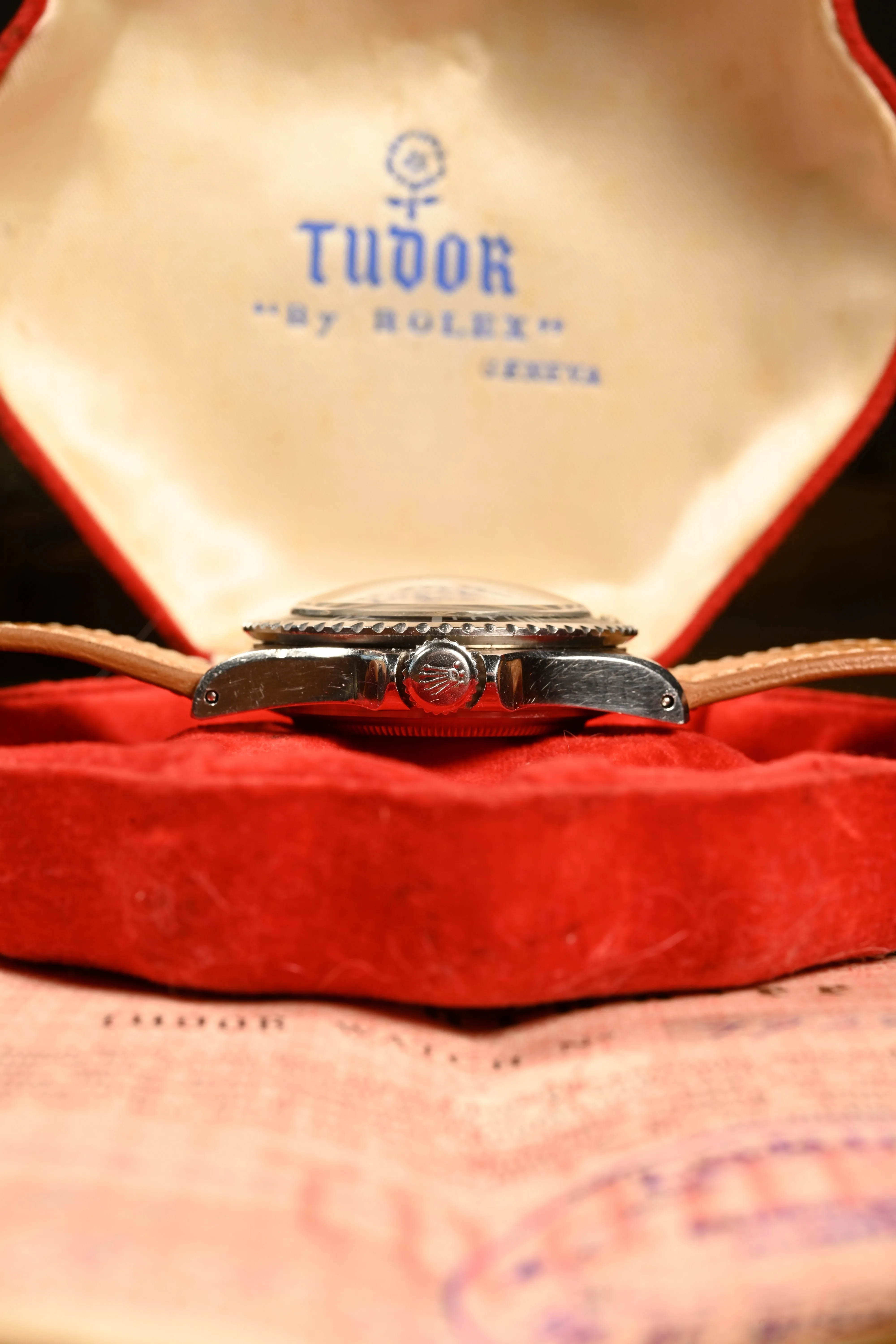 Vintage Tudor Submariner 7928 Glossy Dial w/ Box & Papers