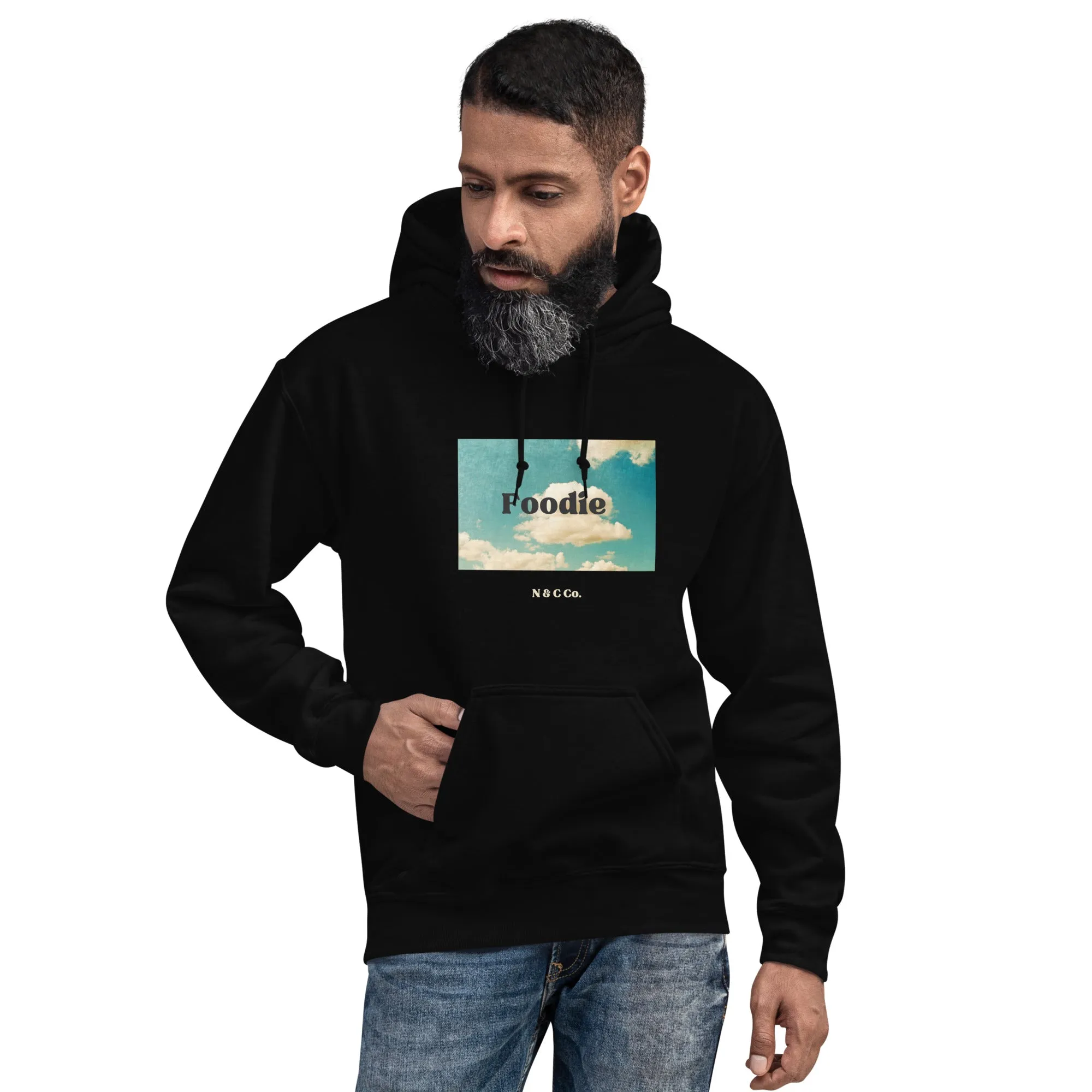 Vintage Unisex Foodie in the Clouds Hoodie