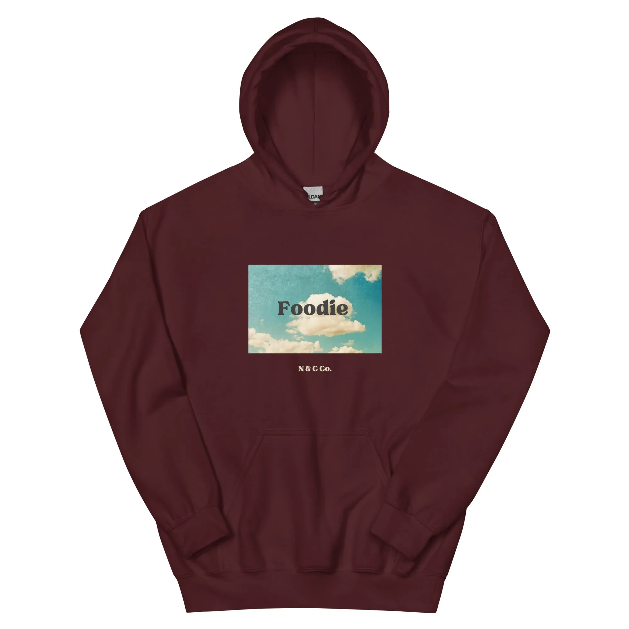 Vintage Unisex Foodie in the Clouds Hoodie