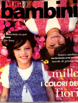 Vintage VOGUE BAMBINI Kids Children Enfant Fashion ITALIA Magazine March 1995