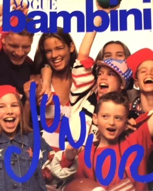 Vintage VOGUE BAMBINI Kids Children Enfant Fashion ITALIA Magazine May 1992