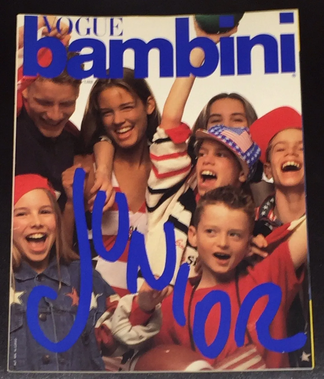 Vintage VOGUE BAMBINI Kids Children Enfant Fashion ITALIA Magazine May 1992