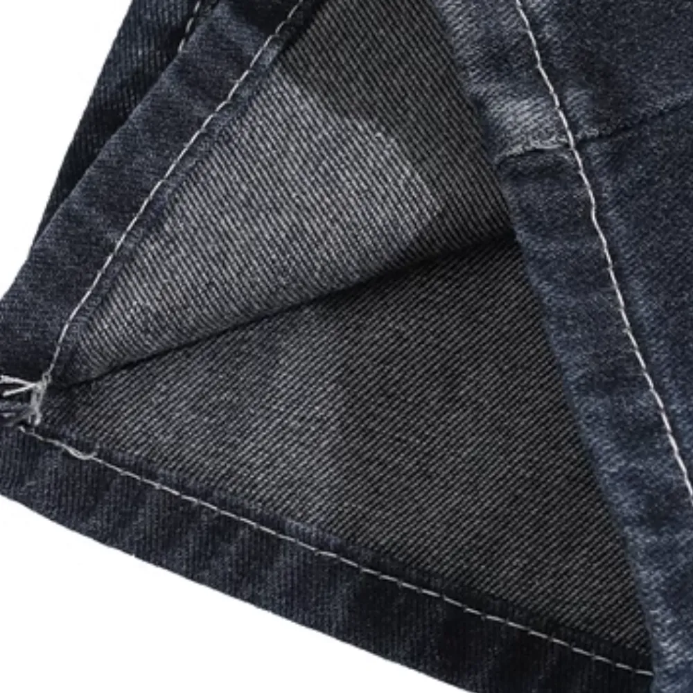 Vintage Wash Frayed Jeans