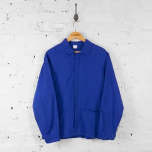 Vintage Workwear Chore Jacket - Blue - M