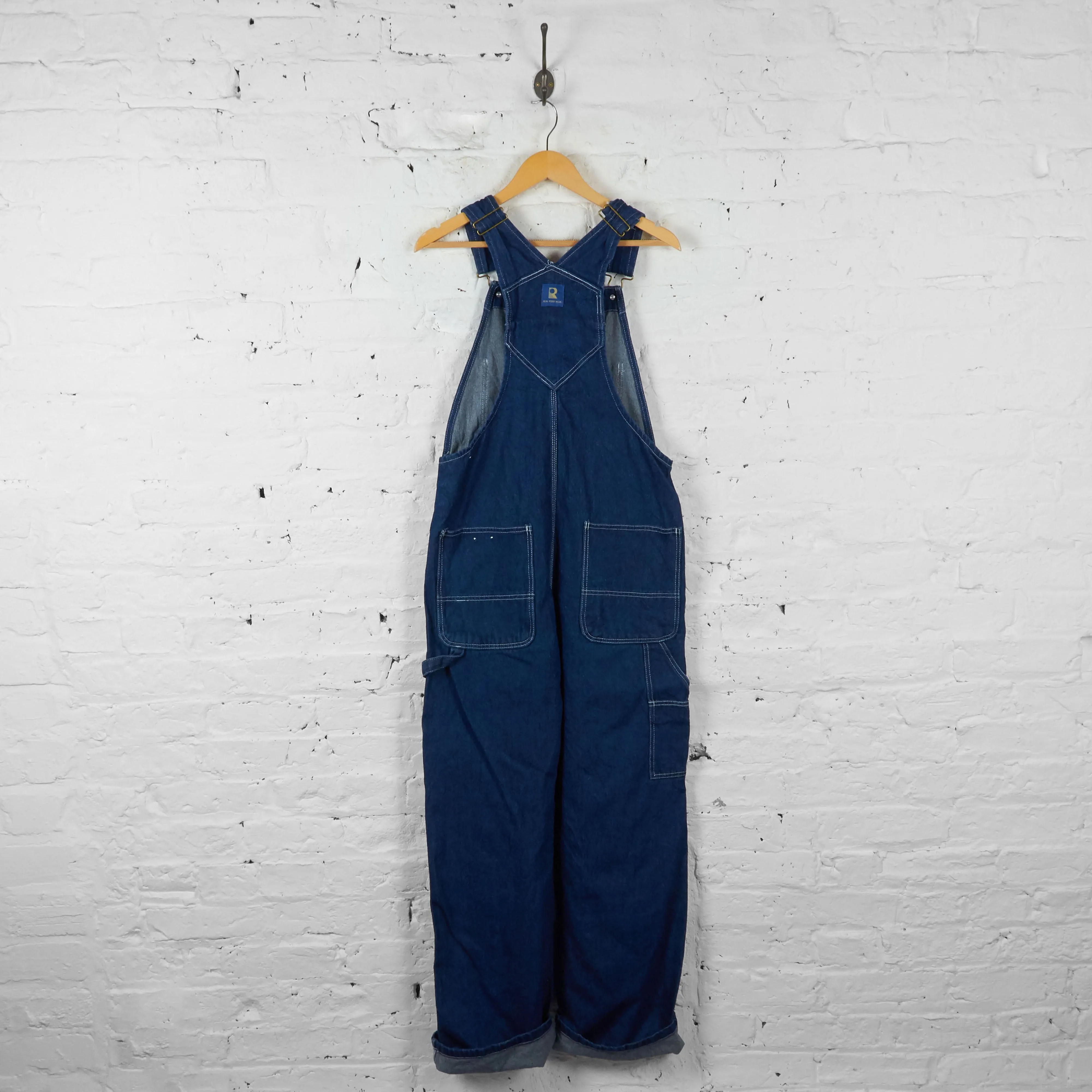 Vintage Workwear Dungarees - Blue - M