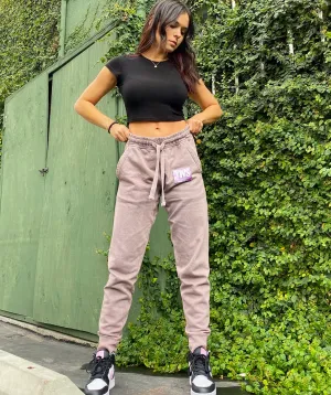 Vintage Zinc Tie Dye Patch Joggers