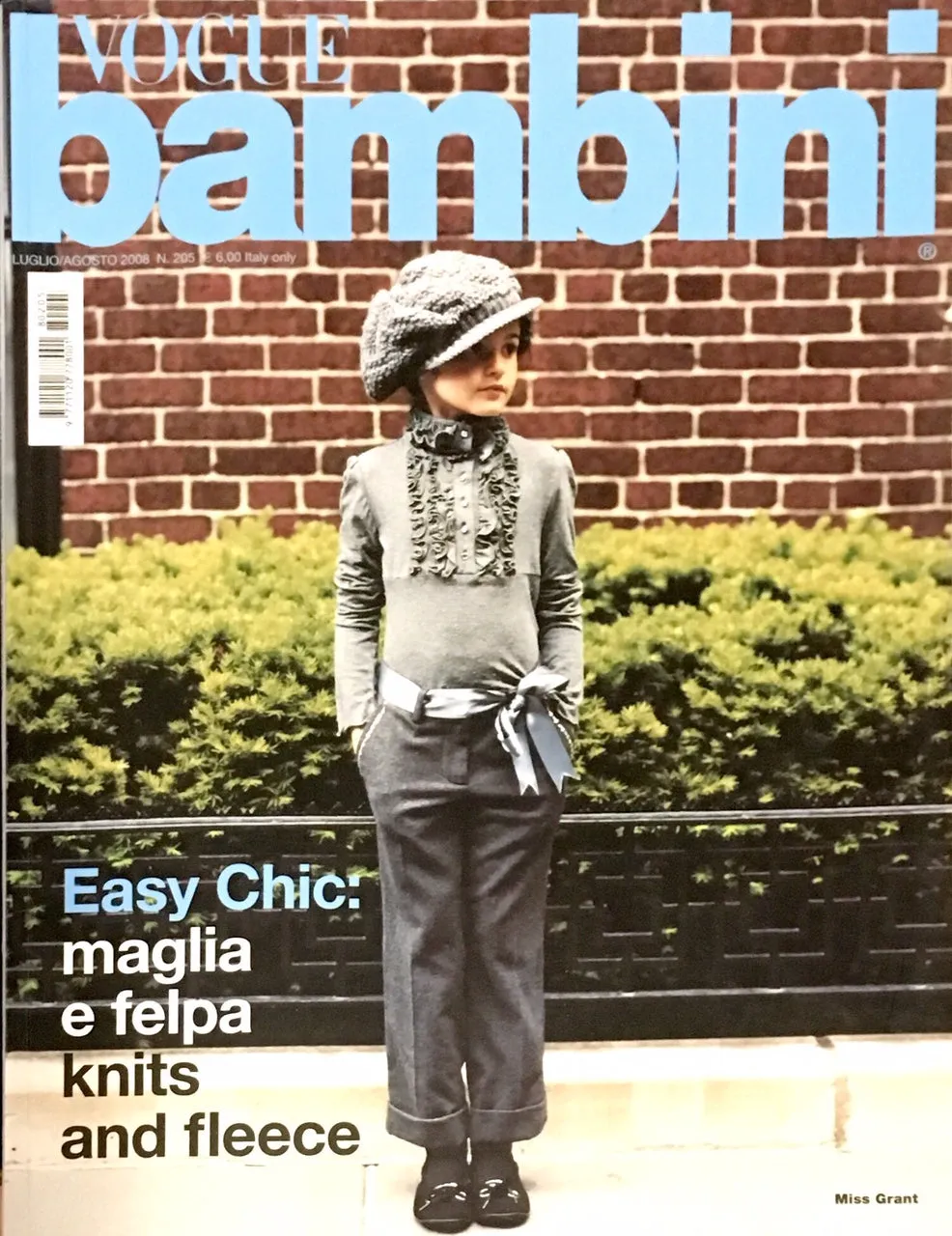 VOGUE BAMBINI Kids Children Enfant Fashion ITALIA Magazine July 2008