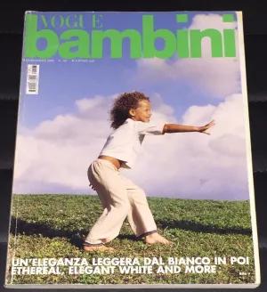 VOGUE BAMBINI Kids Children Enfant Fashion ITALIA Magazine March 2002