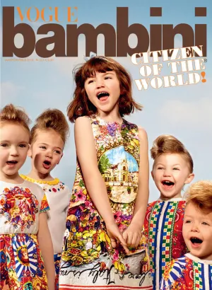 VOGUE BAMBINI Kids Children Enfant Fashion ITALIA Magazine March 2016