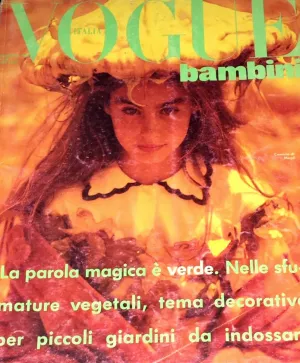 VOGUE BAMBINI Kids Children Enfant Fashion ITALIA Magazine November 1990