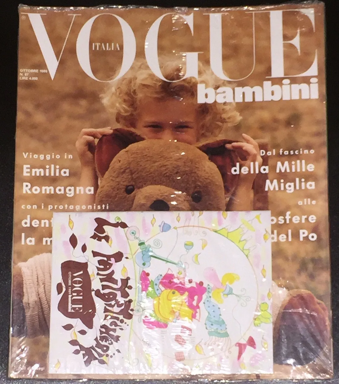 VOGUE BAMBINI Kids Children Enfant Fashion ITALIA Magazine October 1989 NEW