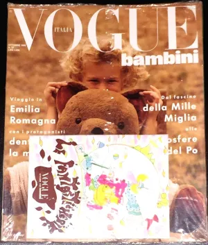 VOGUE BAMBINI Kids Children Enfant Fashion ITALIA Magazine October 1989 NEW