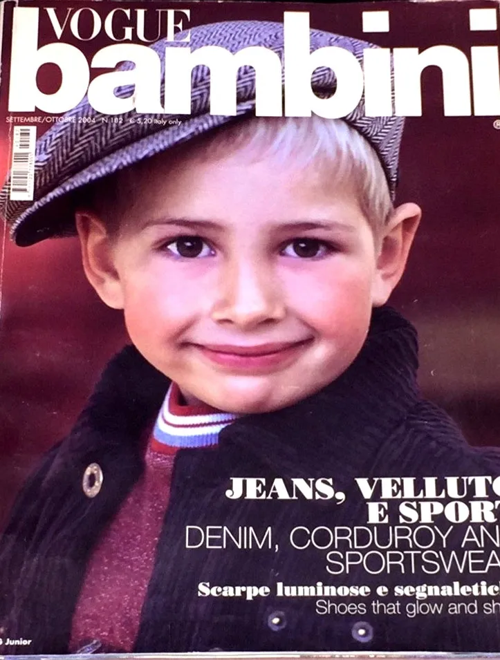 VOGUE BAMBINI Kids Children Enfant Fashion ITALIA Magazine September 2004