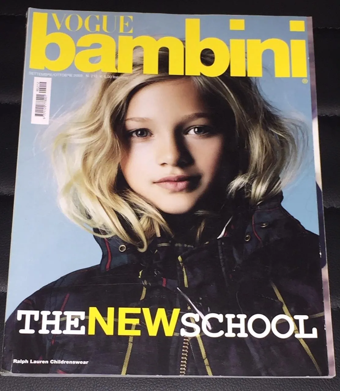VOGUE BAMBINI Kids Children Enfant Fashion ITALIA Magazine September 2009