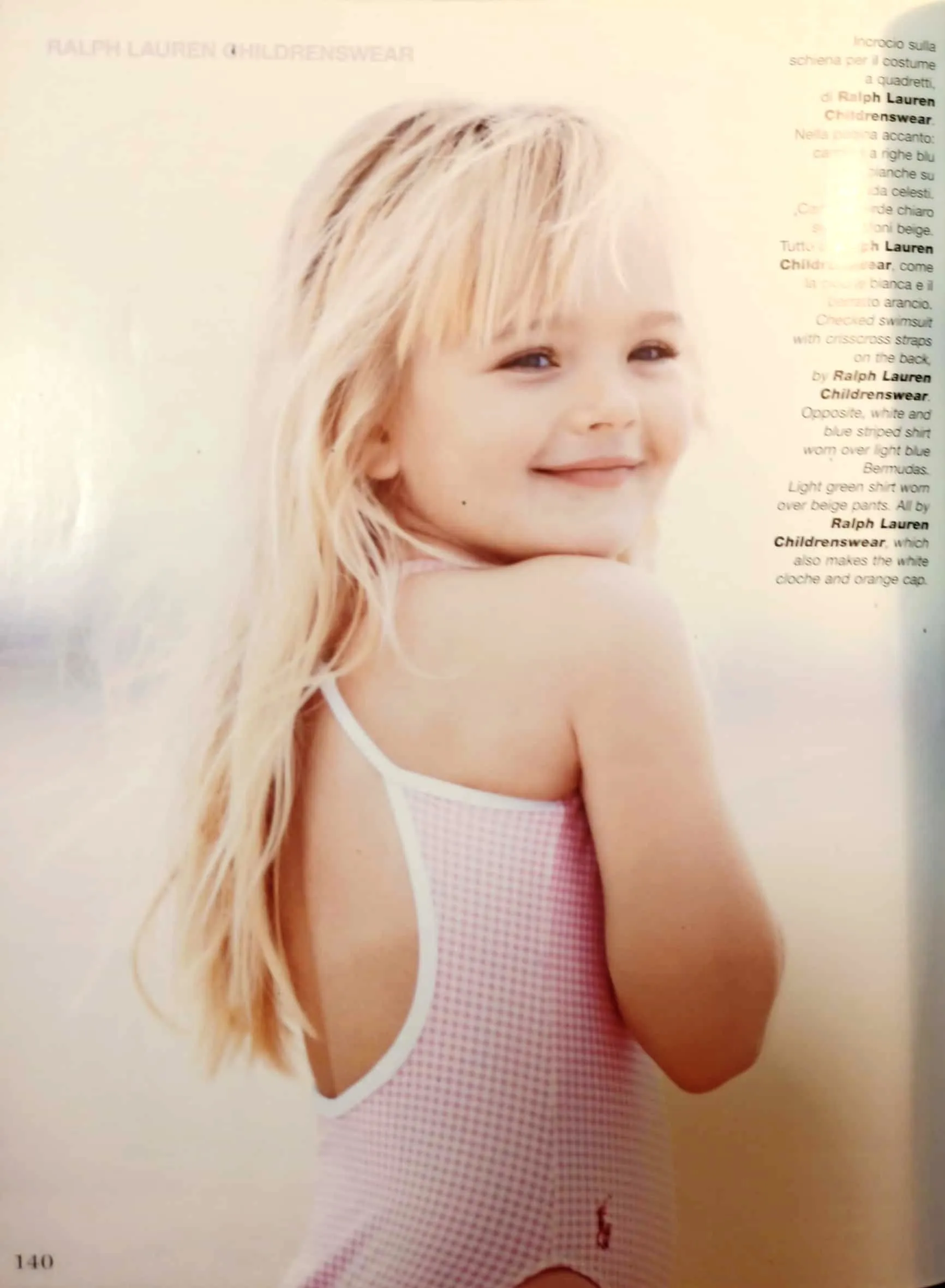 VOGUE BAMBINI Magazine Italia May 2008 Kids Children Enfant Swimsuit Fashion