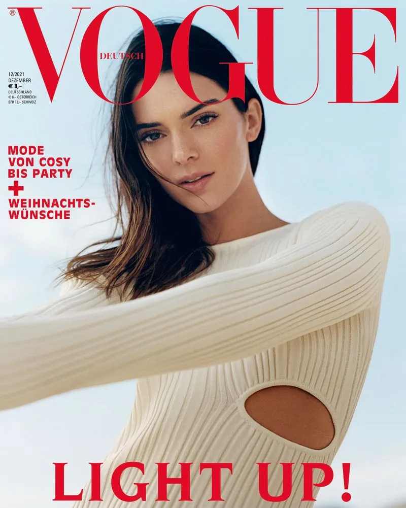 VOGUE Germany December 2021 KENDALL JENNER Eddie Redmayne BRAND NEW