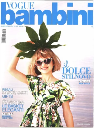 VOGUE Italia BAMBINI Kids Children Enfant Fashion Magazine March 2014