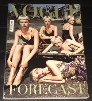 VOGUE Italia Magazine 2004 KAREN ELSON Helmut Newton BRUCE WEBER Naomi Campbell