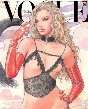 Vogue Italia Magazine January 2020 Milo Manara featuring Olivia Vinten * SEALED