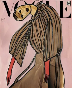 Vogue Italia Magazine January 2020 Vanessa Beercroft. Dress by GUCCI * SEALED
