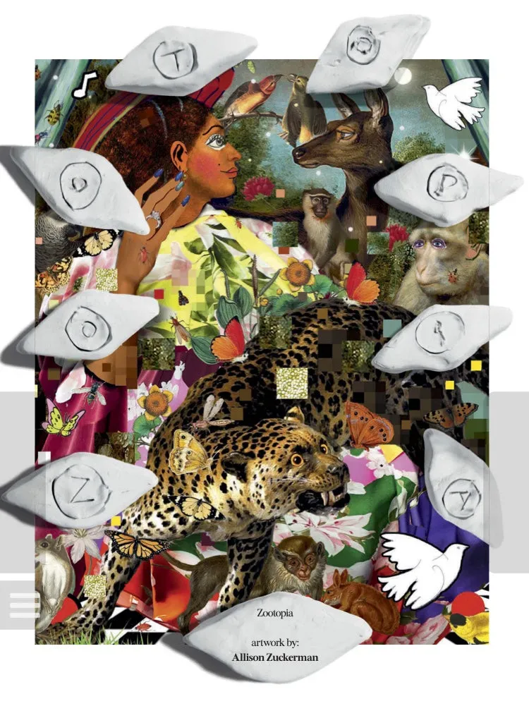 VOGUE Italia Magazine January 2021 TSCHABALALA SELF The Animal Issue ZOE PETIT 3 of 7 SEALED