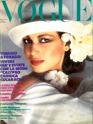 VOGUE Italia Magazine March 1977 POLLY ELTES Eva Malstrom ISABELLE WEINGARTEN